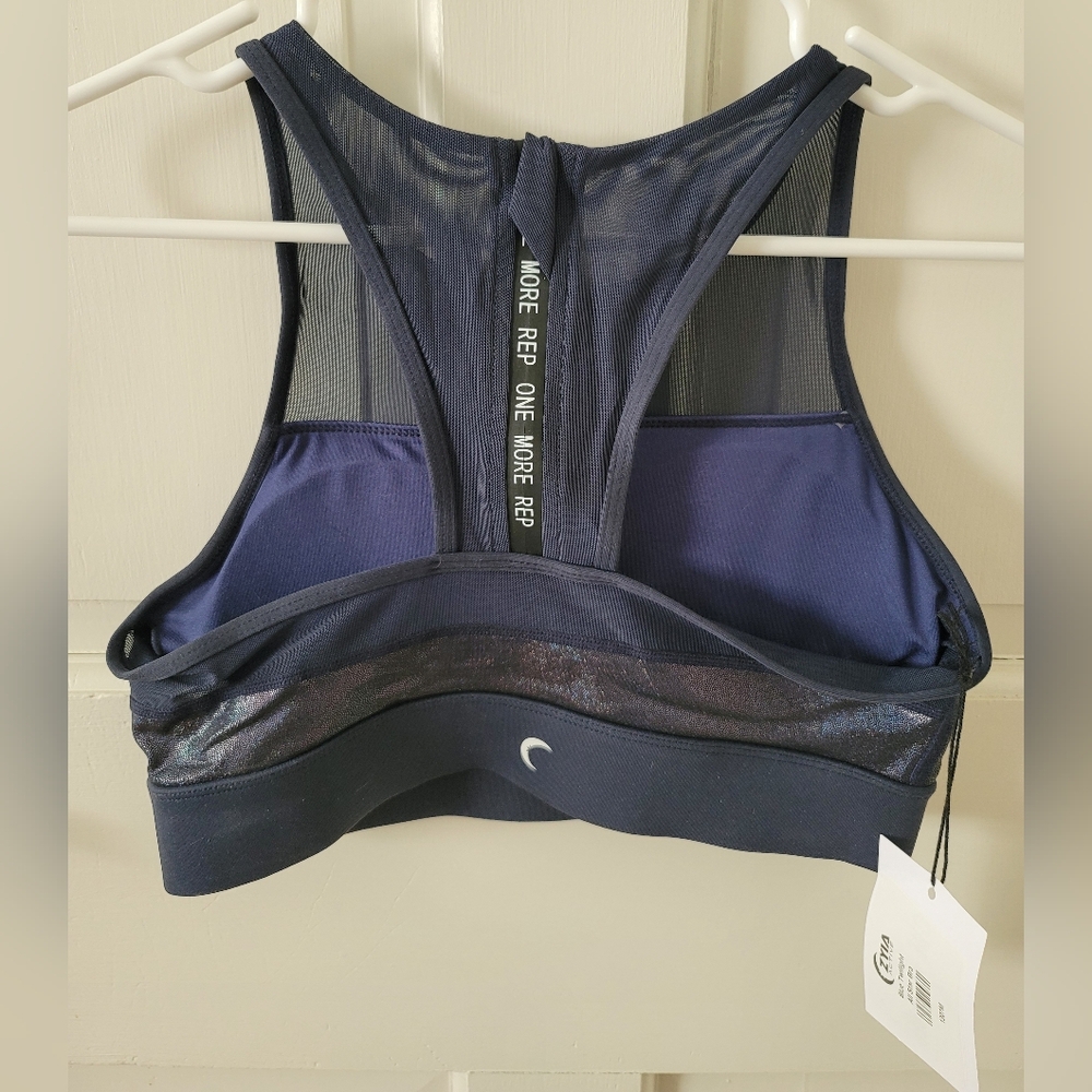 Zyia Active Blue Twilight All Star Bra Size Medium NWT - Picture 5 of 12